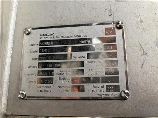 Marel OMT50 Skinner - Mesin makanan: gambar 5 Marel OMT50 Skinner - Mesin makanan: gambar 5