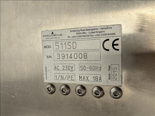 Promens 511SD Tray sealer - Mesin pengemas: gambar 5 Promens 511SD Tray sealer - Mesin pengemas: gambar 5