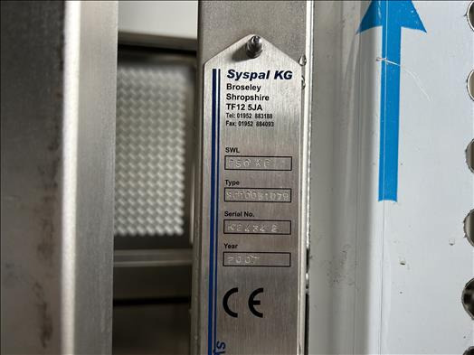 Mesin makanan Syspal Totebin hoist: gambar 8