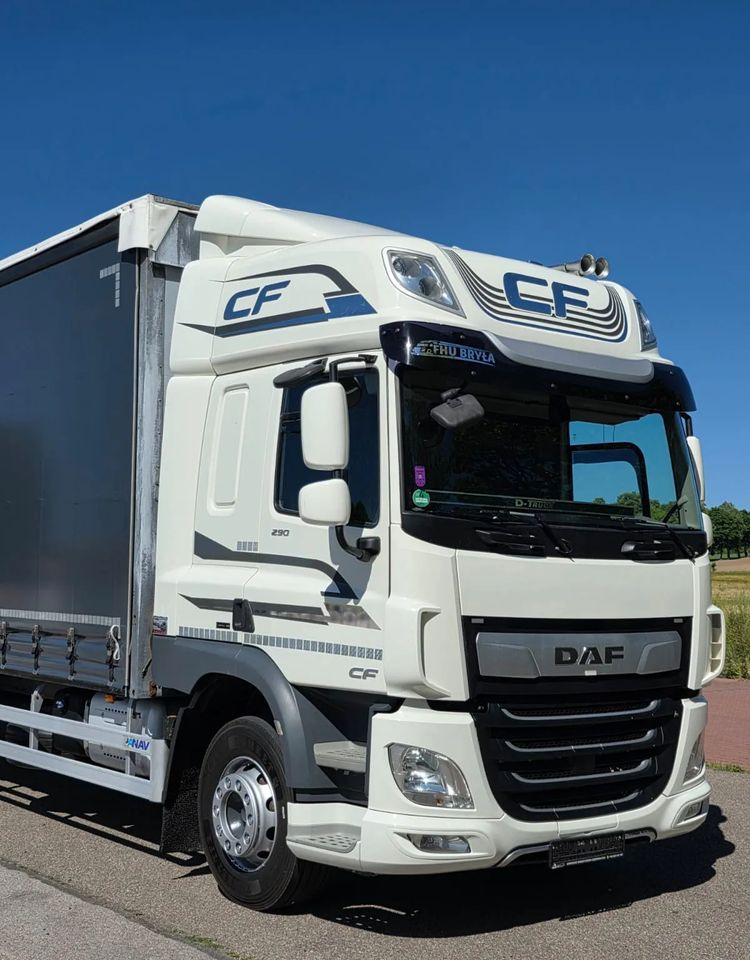 Truk dengan terpal samping DAF CF290/CF320/FIRANKA/WINDA DHOLLANDIA / E6/JEDEN WŁAŚCICIEL/SPROWADZONY/22PALETY/2019/PODNOSZONY DACH/ JAK NOWY: gambar 14