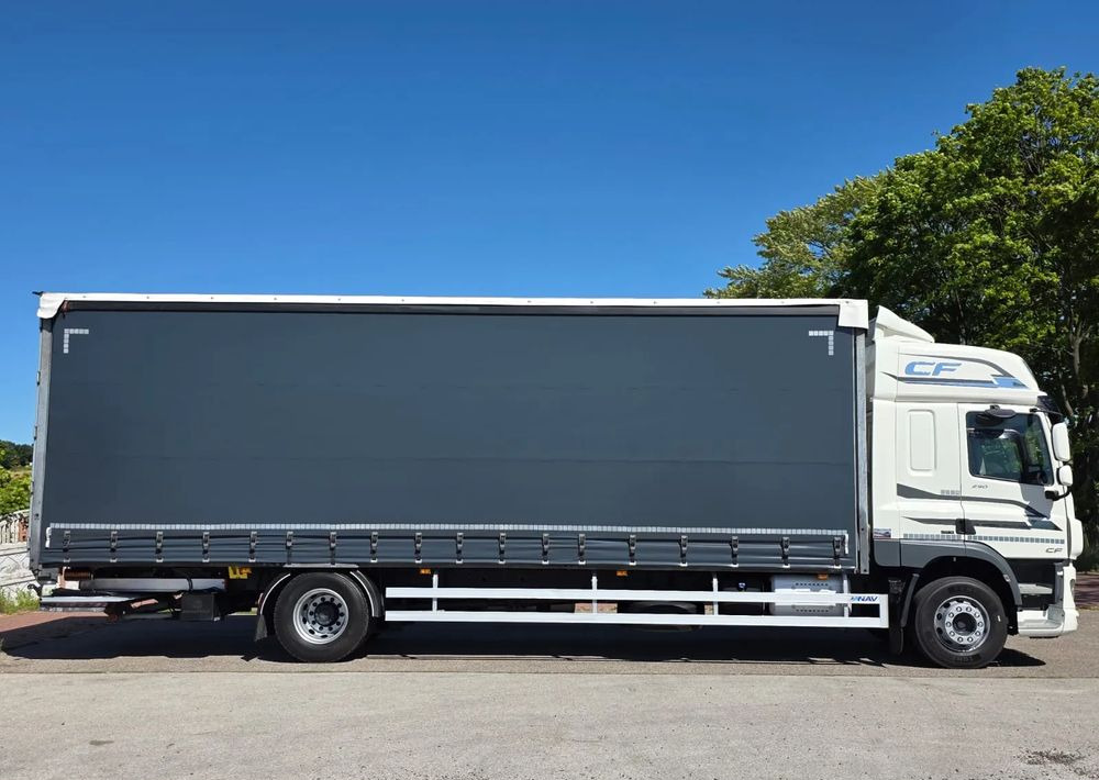 Truk dengan terpal samping DAF CF290/CF320/FIRANKA/WINDA DHOLLANDIA / E6/JEDEN WŁAŚCICIEL/SPROWADZONY/22PALETY/2019/PODNOSZONY DACH/ JAK NOWY: gambar 10
