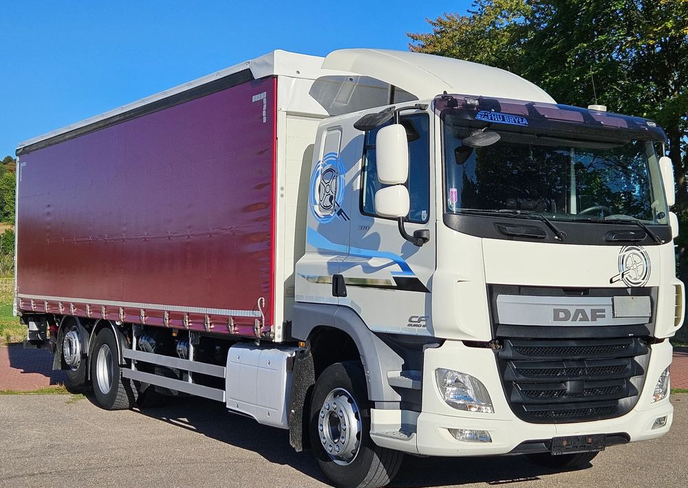 DAF CF370/410/BURTO-FIRANKA/RETARDER/WINDA/OŚ SKRĘTNA-PODNOSZONA/E6/SPROWADZONY/20PALET/BURTO-FIRANKA - Truk dengan terpal samping: gambar 2 DAF CF370/410/BURTO-FIRANKA/RETARDER/WINDA/OŚ SKRĘTNA-PODNOSZONA/E6/SPROWADZONY/20PALET/BURTO-FIRANKA - Truk dengan terpal samping: gambar 2