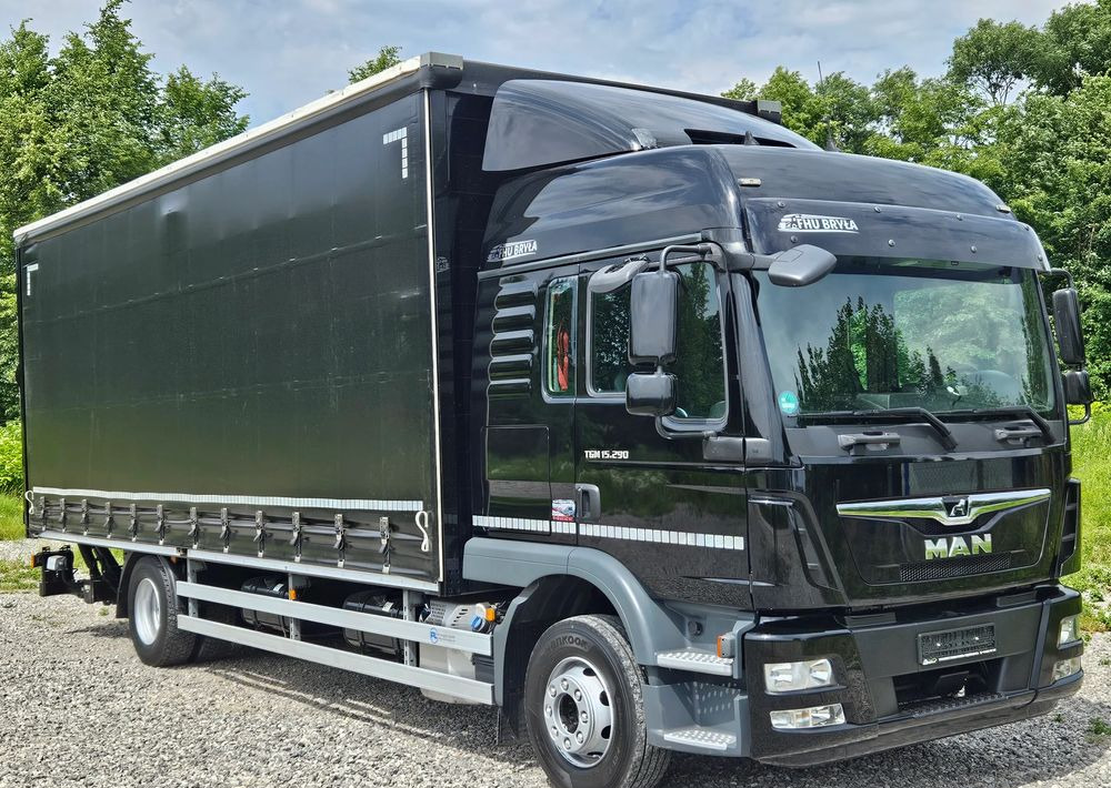 MAN TGM 15.290 / FIRANKA / 2019R / SPROWADZONY/ 7500 ŁADOWNOŚĆ / 18 PALET / E6 / JAK NOWY / WINDA / - Truk dengan terpal samping: gambar 1 MAN TGM 15.290 / FIRANKA / 2019R / SPROWADZONY/ 7500 ŁADOWNOŚĆ / 18 PALET / E6 / JAK NOWY / WINDA / - Truk dengan terpal samping: gambar 1
