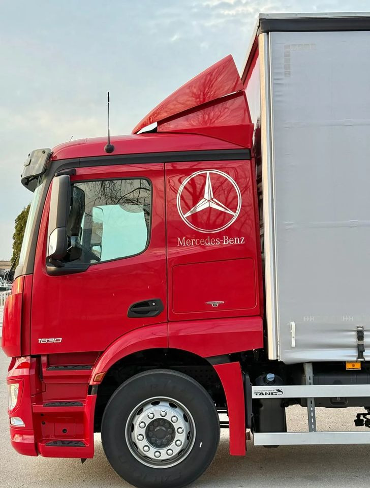 Truk dengan terpal samping Mercedes-Benz ACTROS 1830/1827/1832/FIRANKA/WINDA/18 EUROPALET/AUTOMAT/Z NIEMIEC/2017/DUŻA ŁADOWNOŚĆ: gambar 7