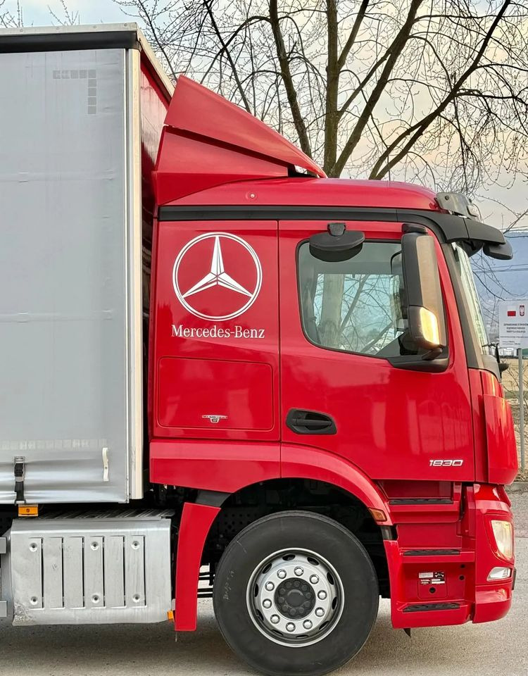 Truk dengan terpal samping Mercedes-Benz ACTROS 1830/1827/1832/FIRANKA/WINDA/18 EUROPALET/AUTOMAT/Z NIEMIEC/2017/DUŻA ŁADOWNOŚĆ: gambar 8