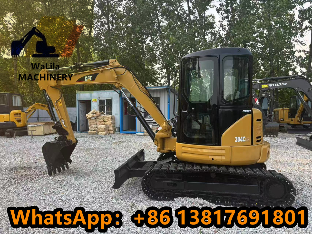 CATERPILLAR CAT304CCR - Ekskavator mini: gambar 1 CATERPILLAR CAT304CCR - Ekskavator mini: gambar 1