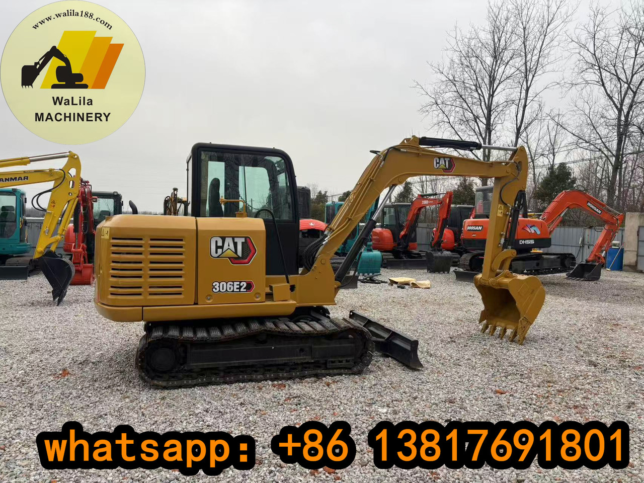 CATERPILLAR CAT306E2 - Ekskavator mini: gambar 1 CATERPILLAR CAT306E2 - Ekskavator mini: gambar 1