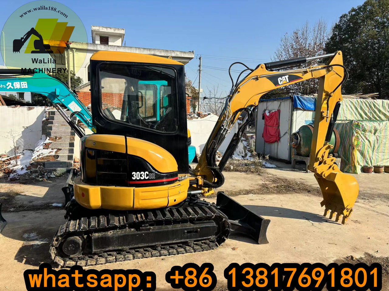 CATERPILLAR Caterpillar CAT303C Mini Excavator - Ekskavator mini: gambar 1 CATERPILLAR Caterpillar CAT303C Mini Excavator - Ekskavator mini: gambar 1