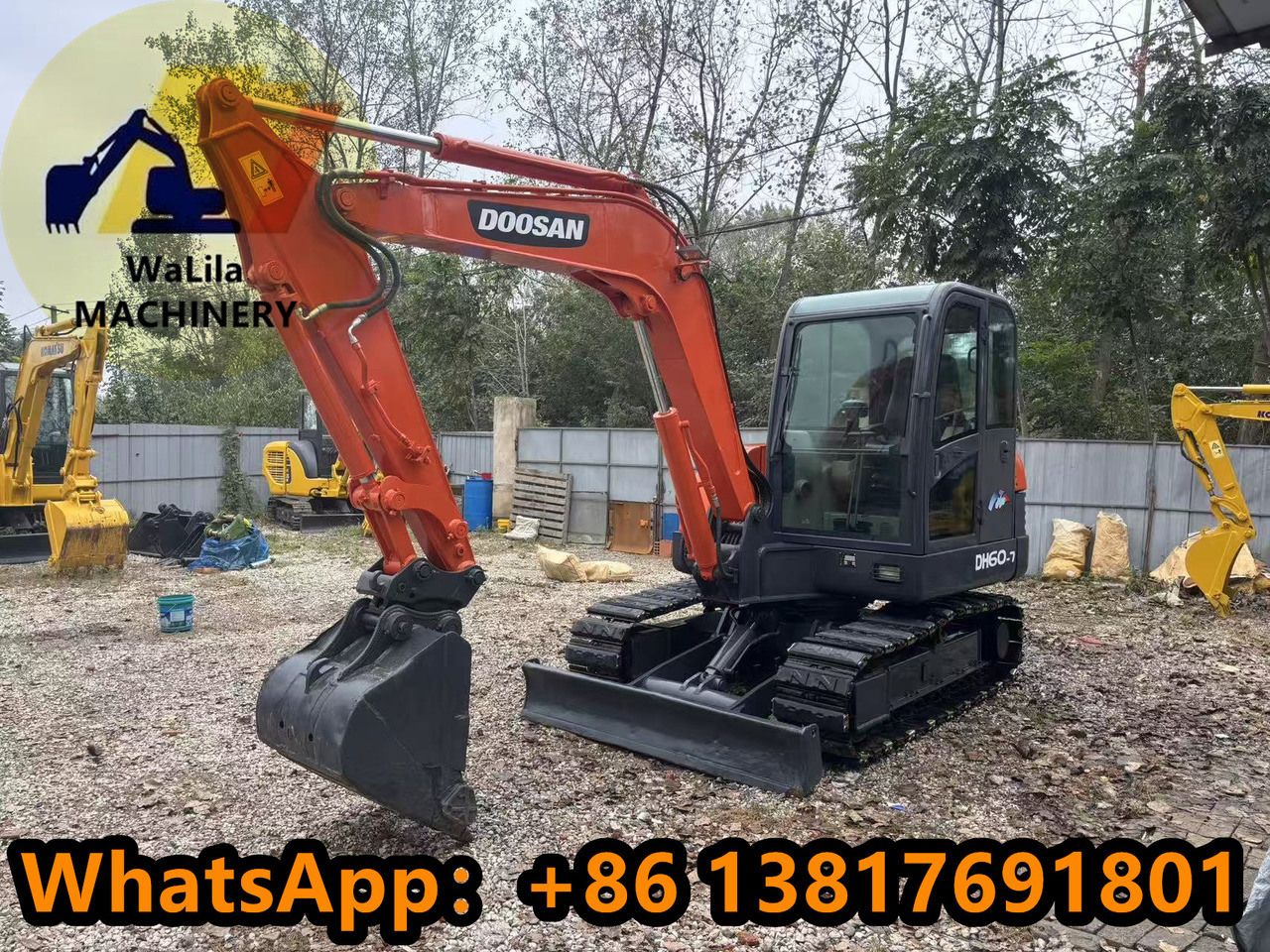 DOOSAN DH60-7 - Ekskavator mini: gambar 5 DOOSAN DH60-7 - Ekskavator mini: gambar 5