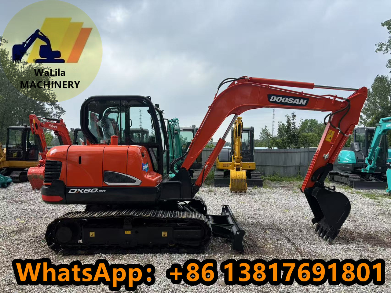 DOOSAN DX60-9 - Ekskavator mini: gambar 1 DOOSAN DX60-9 - Ekskavator mini: gambar 1