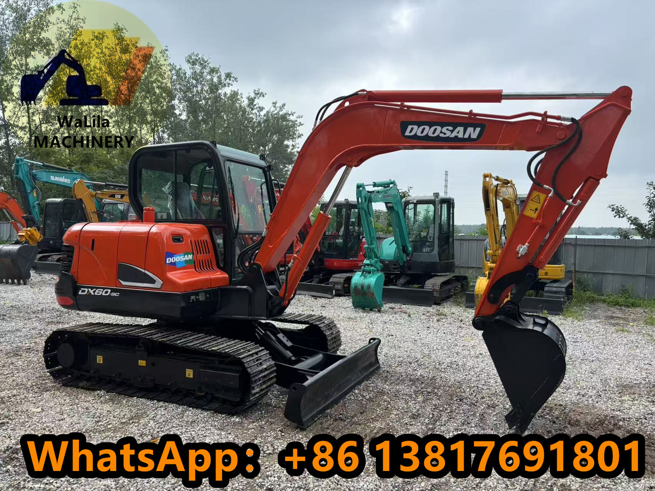 DOOSAN DX60-9 - Ekskavator mini: gambar 5 DOOSAN DX60-9 - Ekskavator mini: gambar 5
