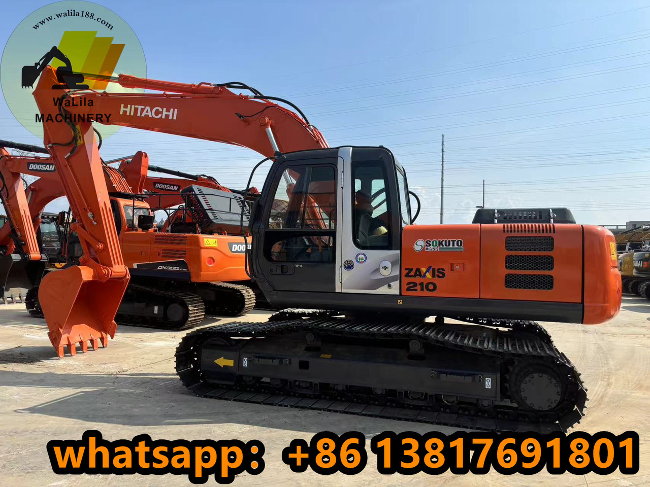 HITACHI Hitachi 210-3G Direct Injection Excavator - Ekskavator perayap: gambar 1 HITACHI Hitachi 210-3G Direct Injection Excavator - Ekskavator perayap: gambar 1