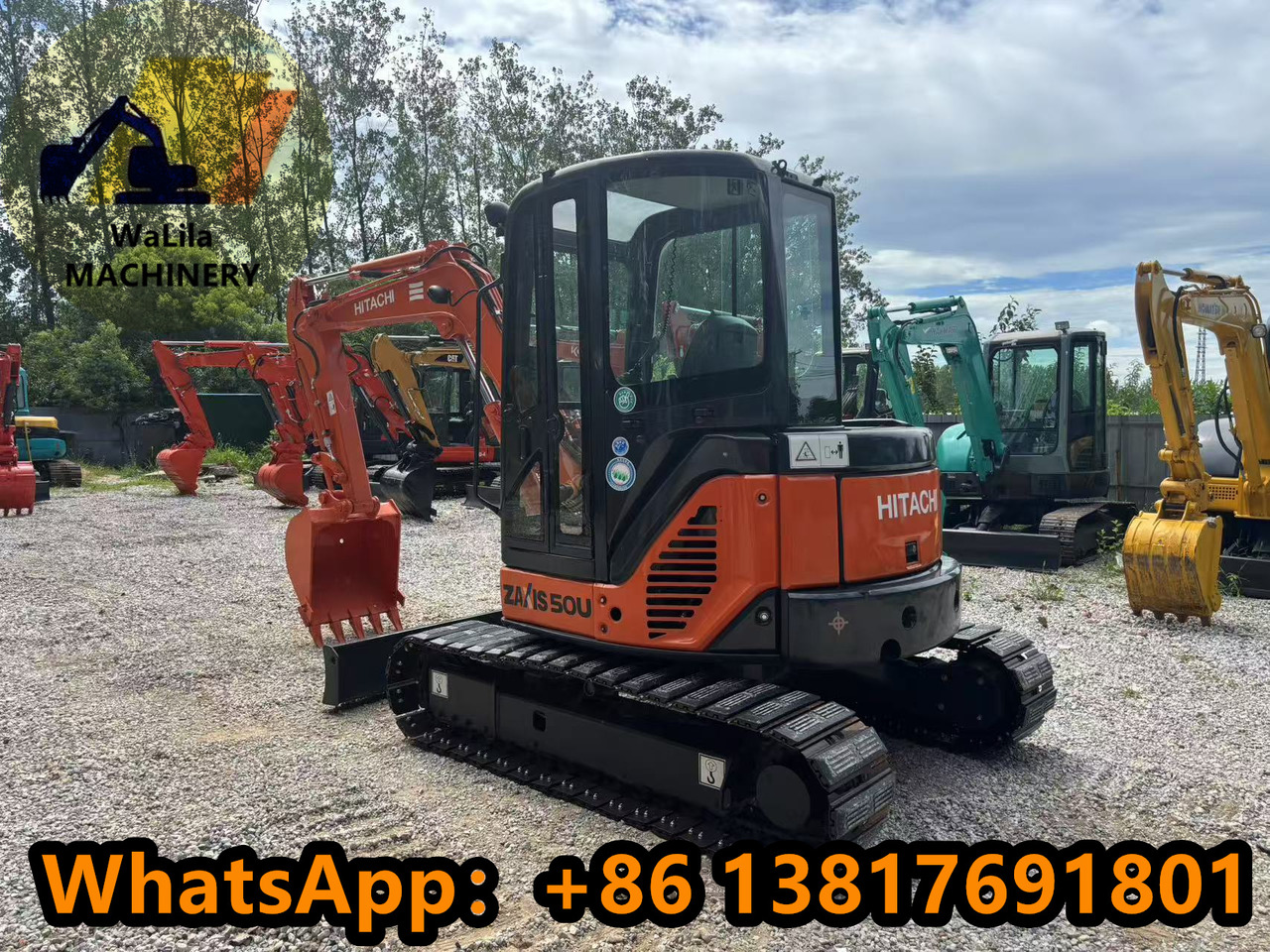 HITACHI Zx50 - Ekskavator mini: gambar 4 HITACHI Zx50 - Ekskavator mini: gambar 4