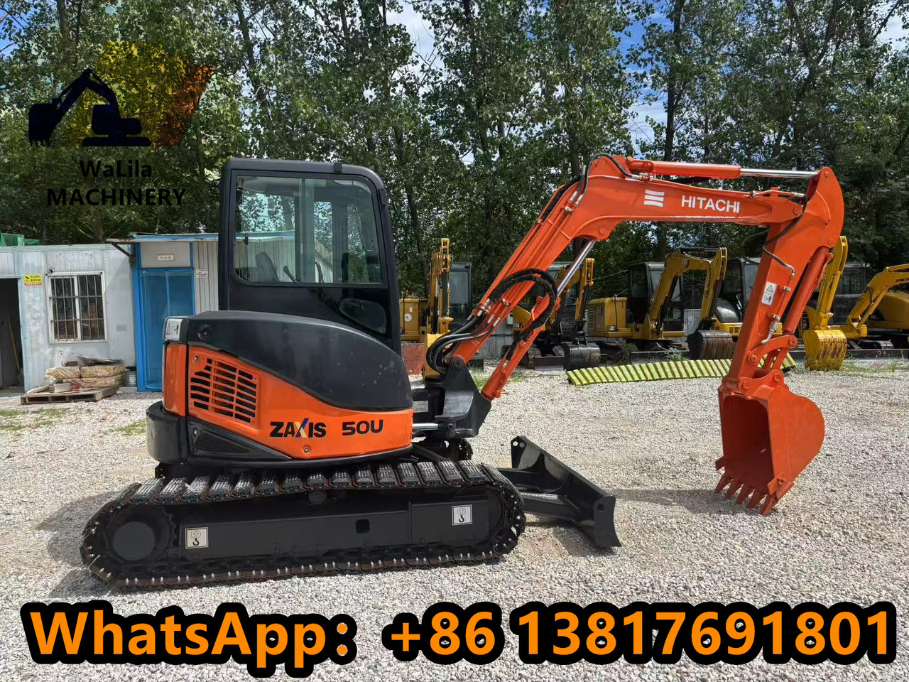 HITACHI Zx50 - Ekskavator mini: gambar 1 HITACHI Zx50 - Ekskavator mini: gambar 1