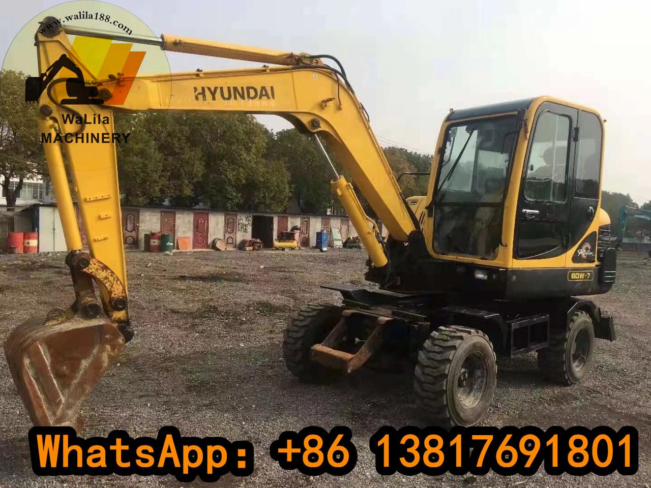 HYUNDAI R60W - Ekskavator mini: gambar 1 HYUNDAI R60W - Ekskavator mini: gambar 1