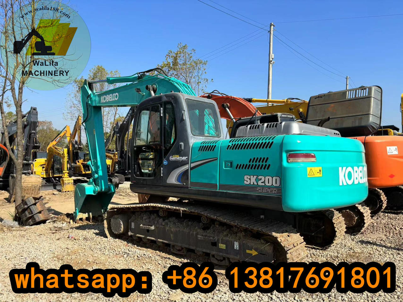KOBELCO SK 200-8 - Ekskavator perayap: gambar 1 KOBELCO SK 200-8 - Ekskavator perayap: gambar 1