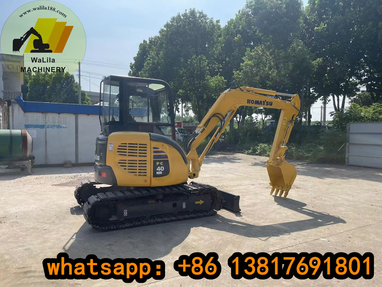KOMATSU PC 40 MR-3 - Ekskavator mini: gambar 5 KOMATSU PC 40 MR-3 - Ekskavator mini: gambar 5