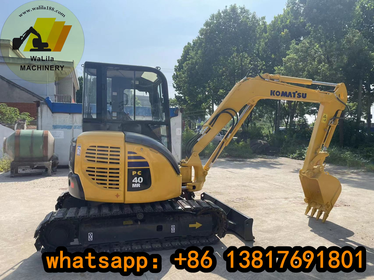KOMATSU PC 40 MR-3 - Ekskavator mini: gambar 1 KOMATSU PC 40 MR-3 - Ekskavator mini: gambar 1