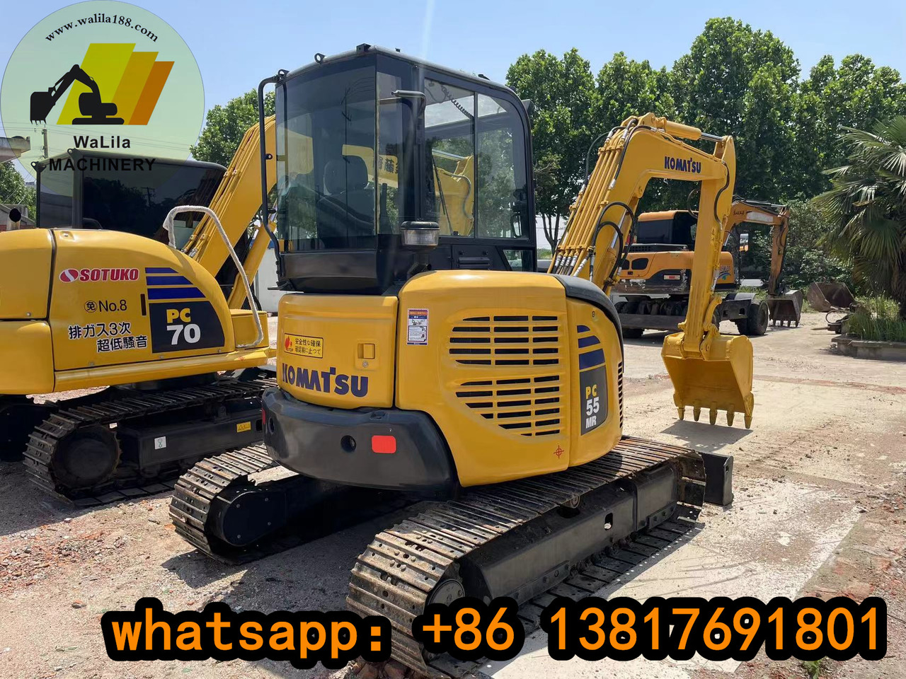 KOMATSU PC 55 MR-3 - Ekskavator mini: gambar 3 KOMATSU PC 55 MR-3 - Ekskavator mini: gambar 3