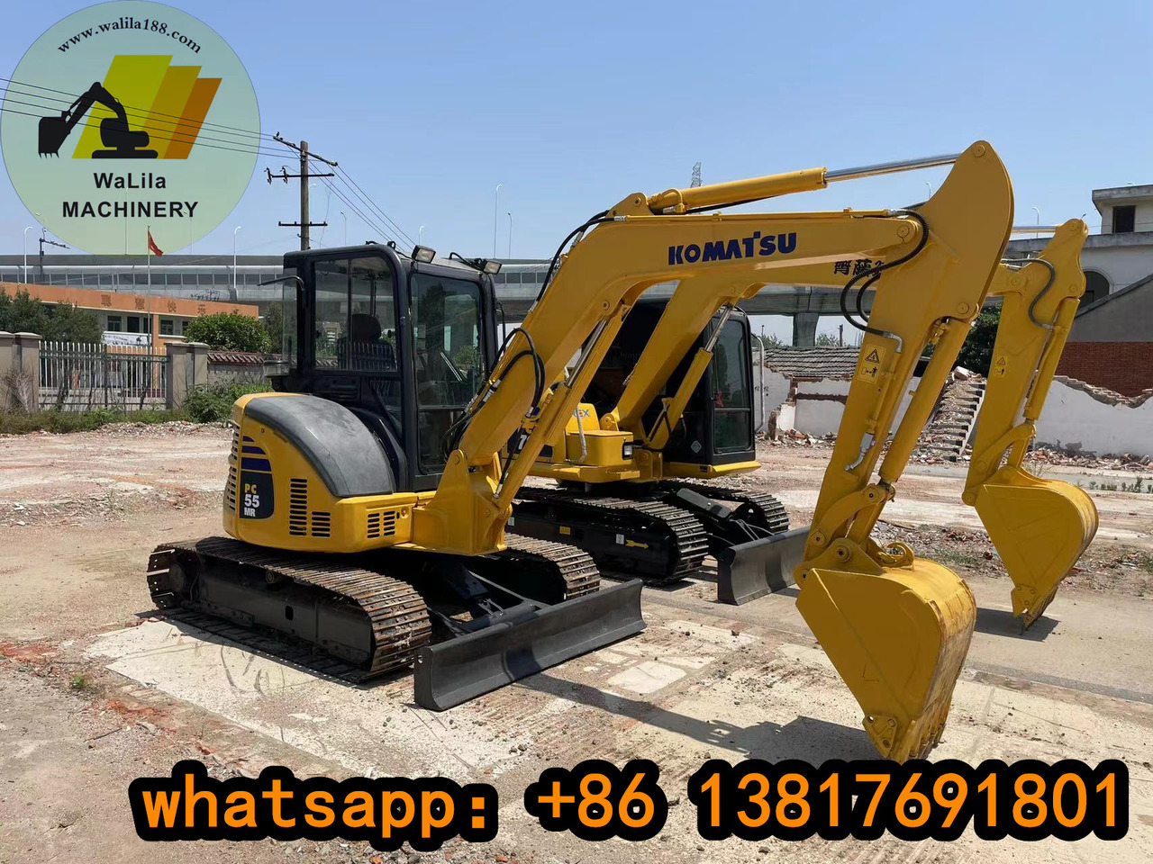 KOMATSU PC 55 MR-3 - Ekskavator mini: gambar 4 KOMATSU PC 55 MR-3 - Ekskavator mini: gambar 4