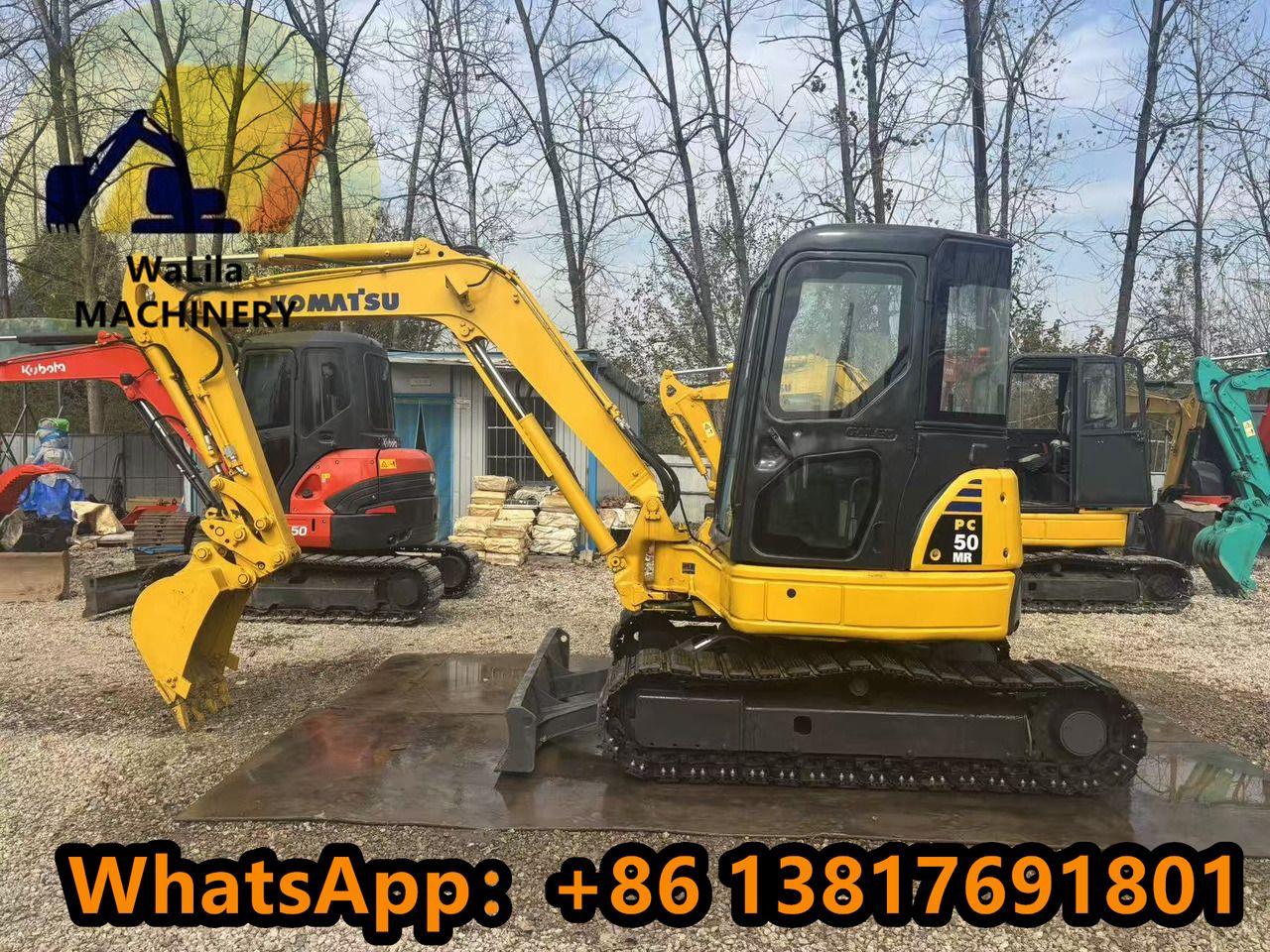 KOMATSU PC50MR - Ekskavator mini: gambar 1 KOMATSU PC50MR - Ekskavator mini: gambar 1