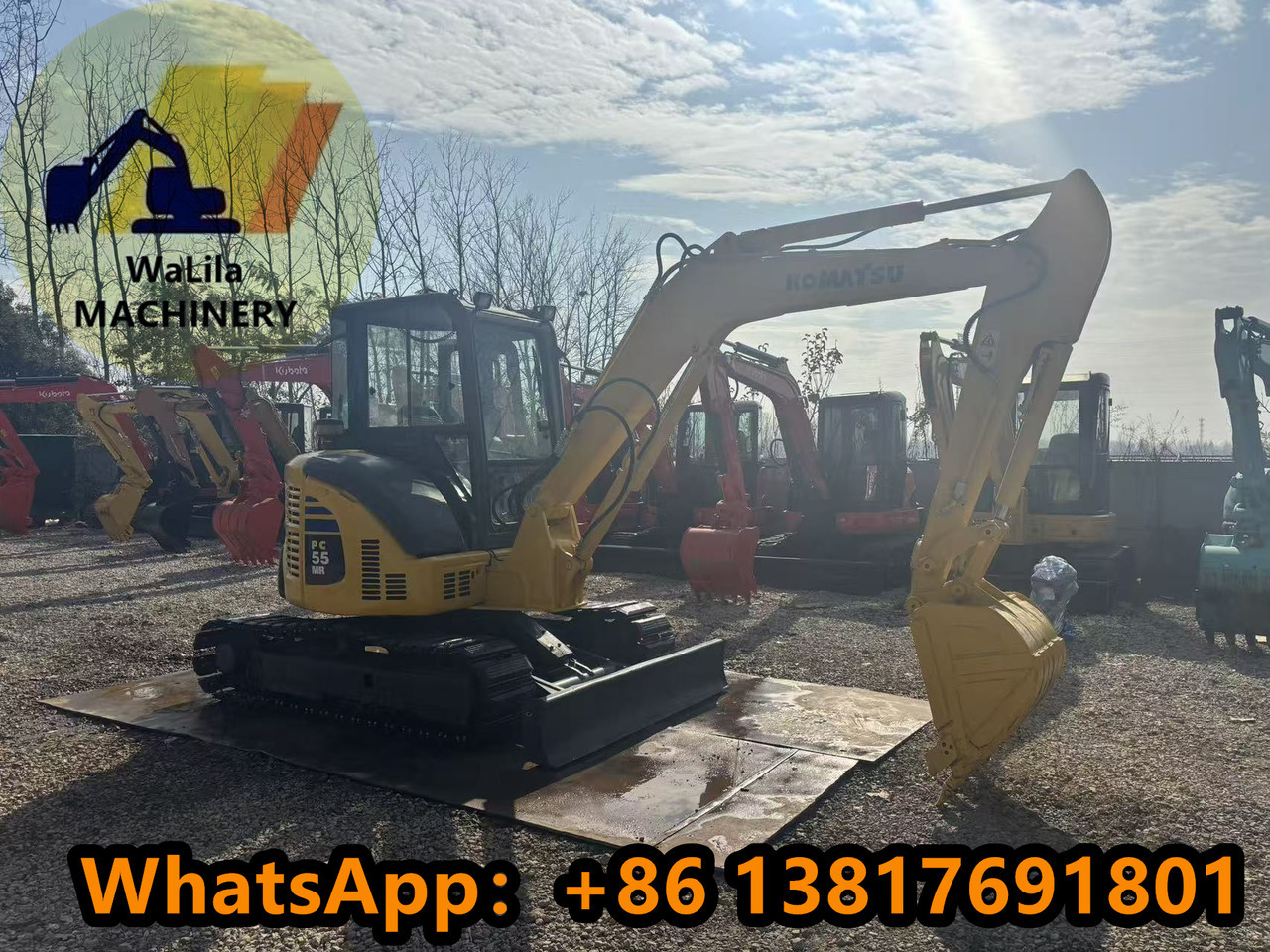 KOMATSU PC55MR-3 - Ekskavator mini: gambar 2 KOMATSU PC55MR-3 - Ekskavator mini: gambar 2