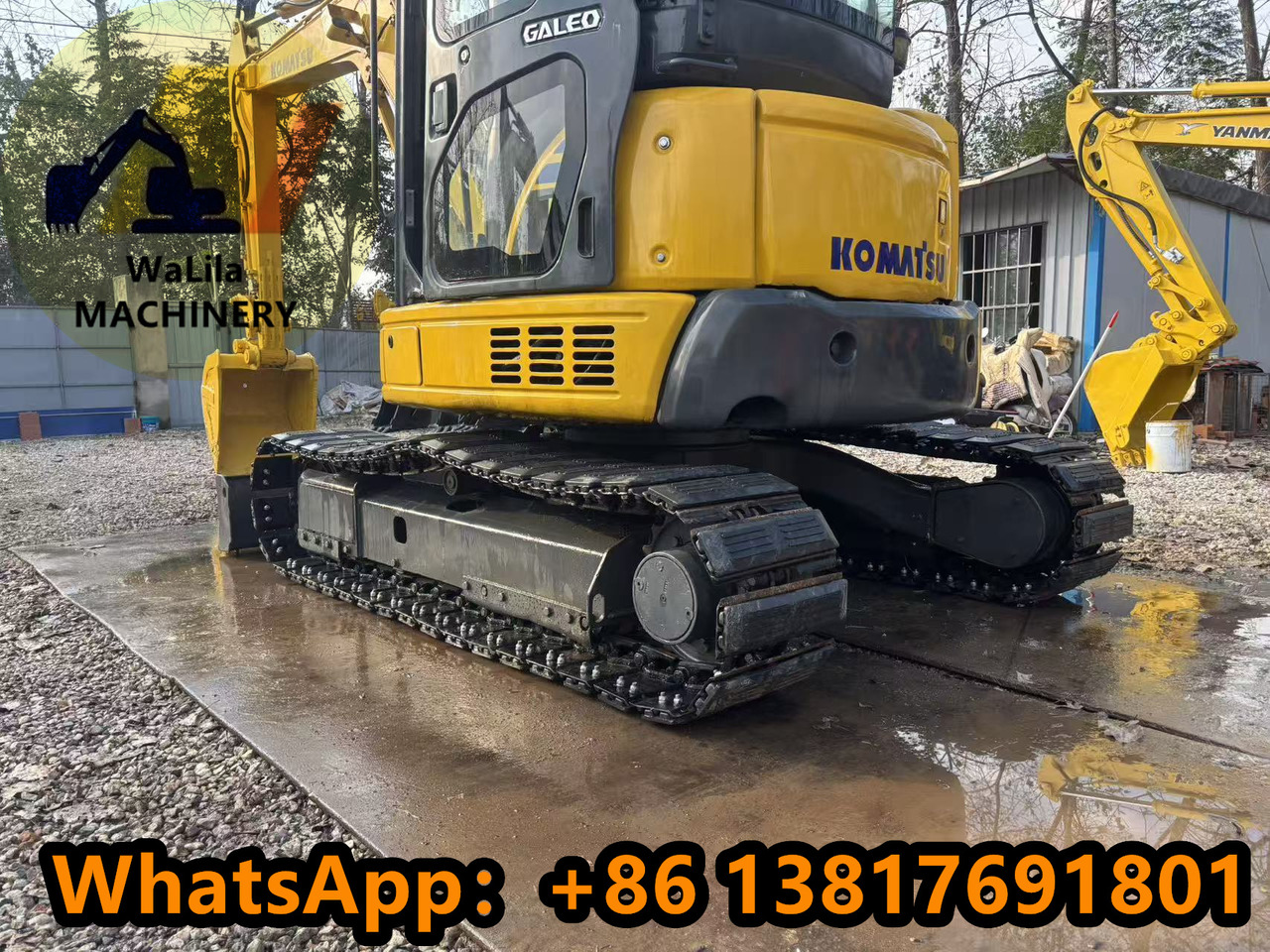 KOMATSU PC55MR-3 - Ekskavator mini: gambar 2 KOMATSU PC55MR-3 - Ekskavator mini: gambar 2