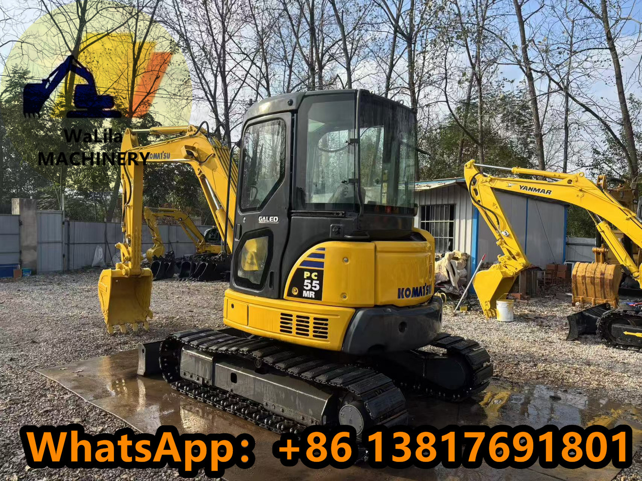 KOMATSU PC55MR-3 - Ekskavator mini: gambar 1 KOMATSU PC55MR-3 - Ekskavator mini: gambar 1