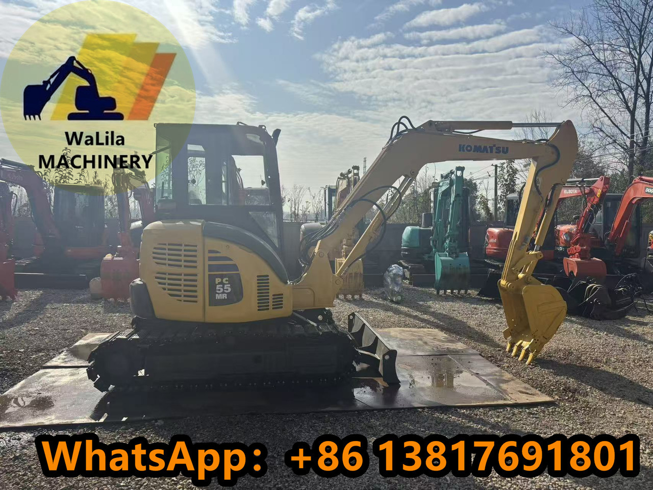 KOMATSU PC55MR-3 - Ekskavator mini: gambar 1 KOMATSU PC55MR-3 - Ekskavator mini: gambar 1