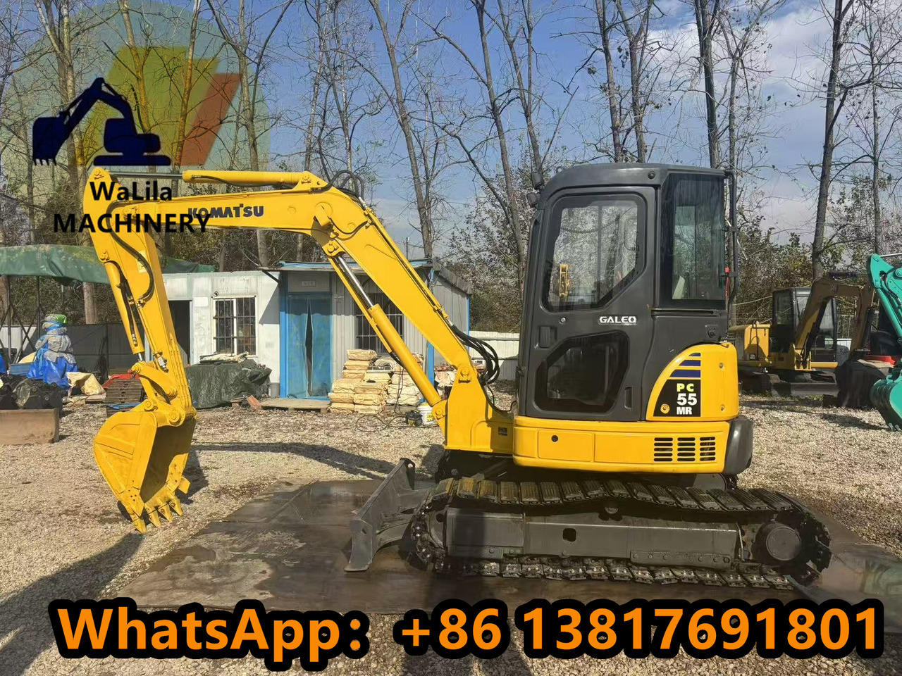 KOMATSU PC55MR-3 - Ekskavator mini: gambar 3 KOMATSU PC55MR-3 - Ekskavator mini: gambar 3