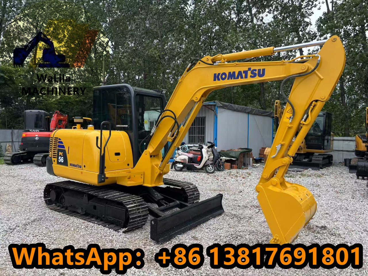 KOMATSU PC56 - Ekskavator mini: gambar 2 KOMATSU PC56 - Ekskavator mini: gambar 2