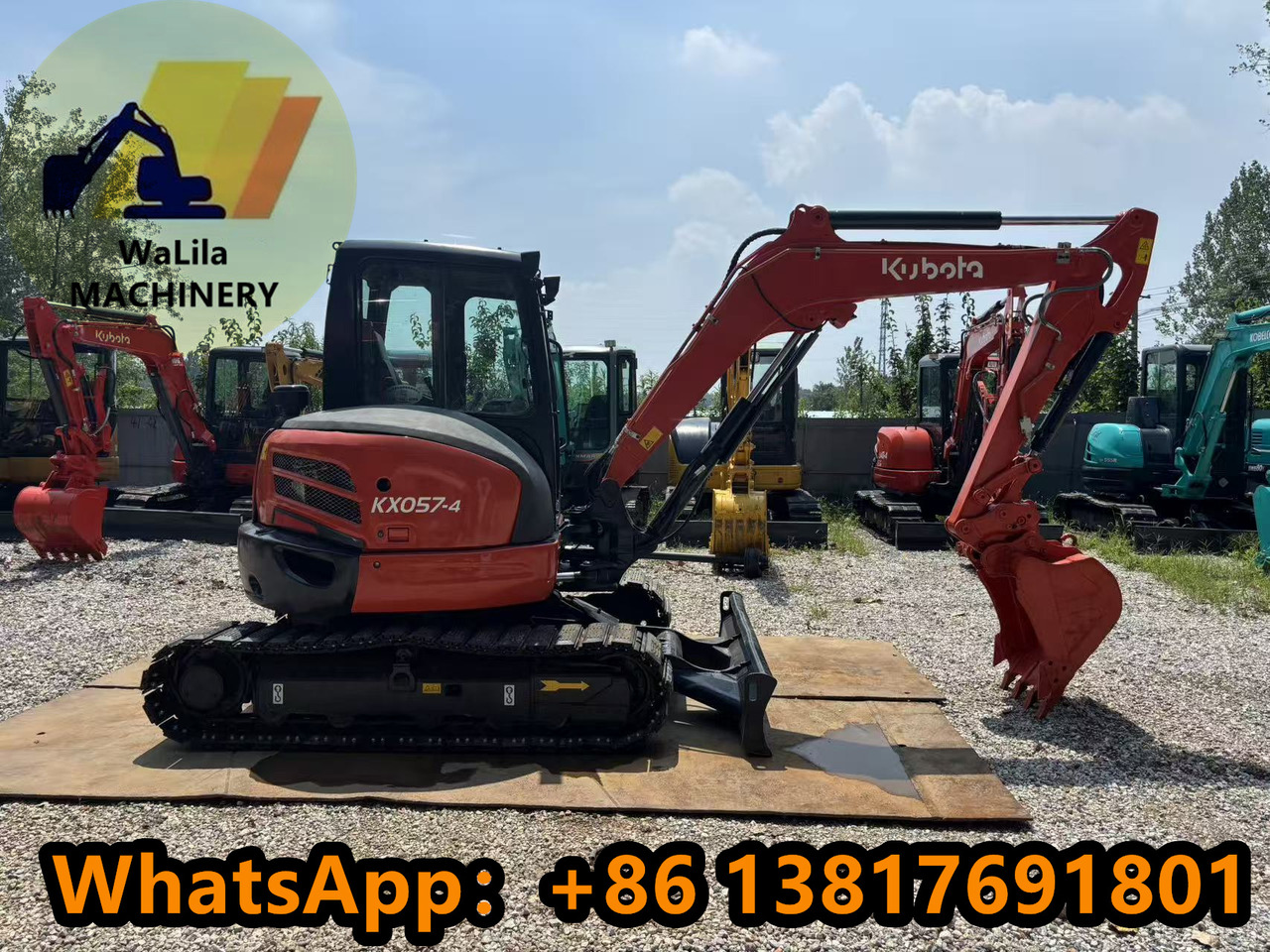 KUBOTA KX057 - Ekskavator mini: gambar 1 KUBOTA KX057 - Ekskavator mini: gambar 1