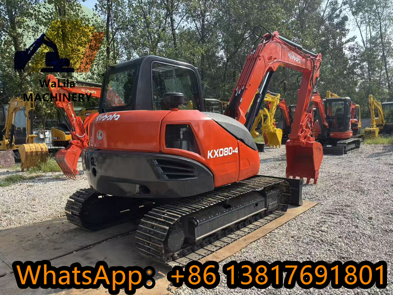 KUBOTA KX080-4 - Ekskavator mini: gambar 5 KUBOTA KX080-4 - Ekskavator mini: gambar 5