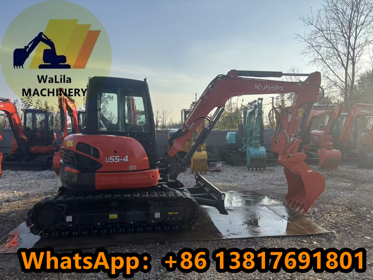 KUBOTA U55-4 - Ekskavator mini: gambar 1 KUBOTA U55-4 - Ekskavator mini: gambar 1