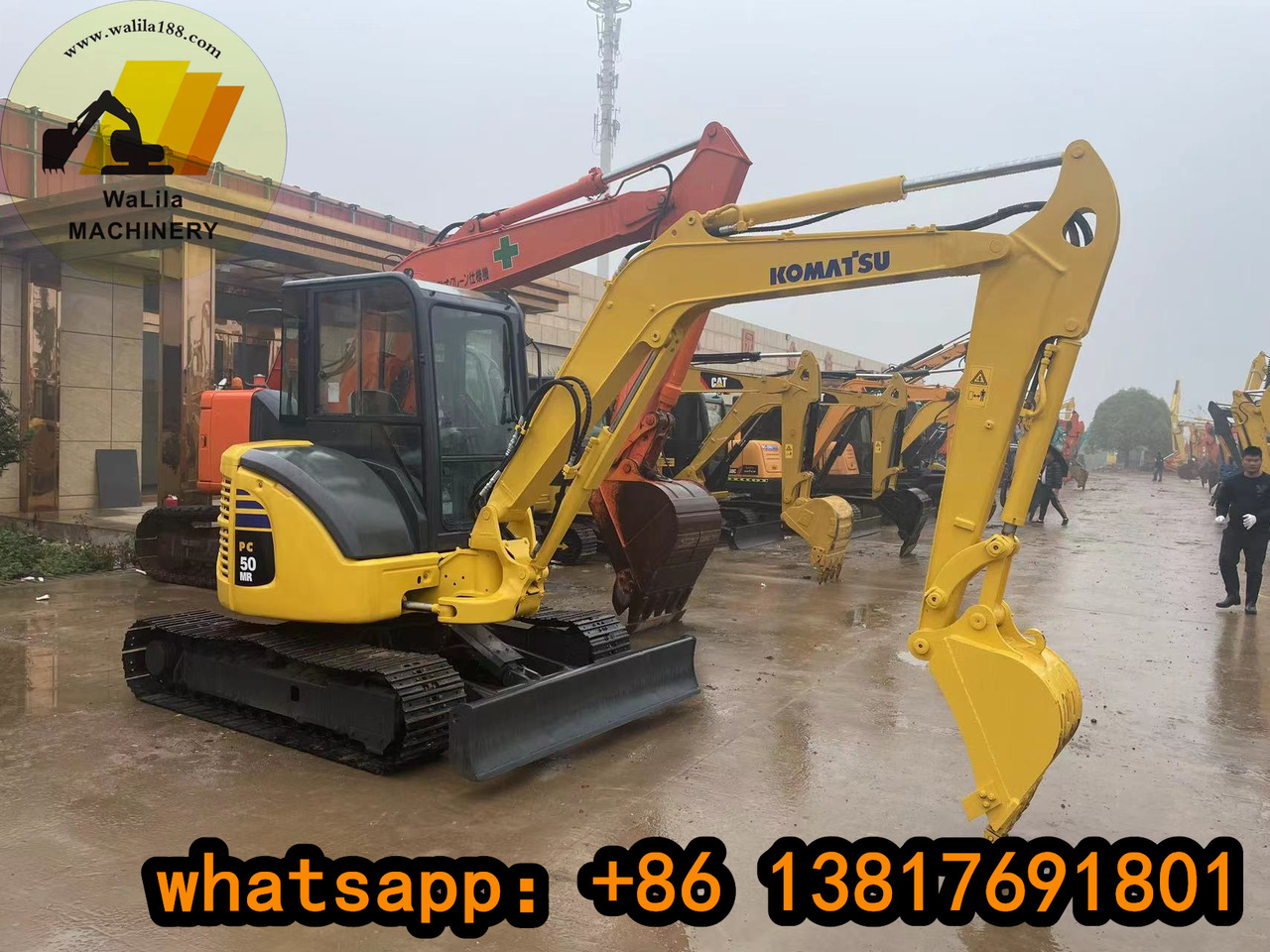 Komatsu PC 50 MR KOMATSU mini excavator Komatsu PC60, PC55, PC50 - Ekskavator mini: gambar 1 Komatsu PC 50 MR KOMATSU mini excavator Komatsu PC60, PC55, PC50 - Ekskavator mini: gambar 1
