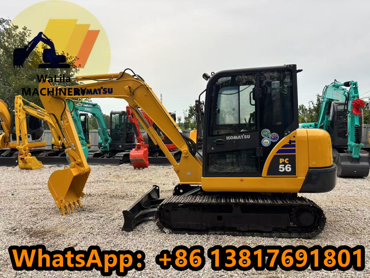Komatsu PC 56-7 PC56-7 - Ekskavator mini: gambar 1 Komatsu PC 56-7 PC56-7 - Ekskavator mini: gambar 1