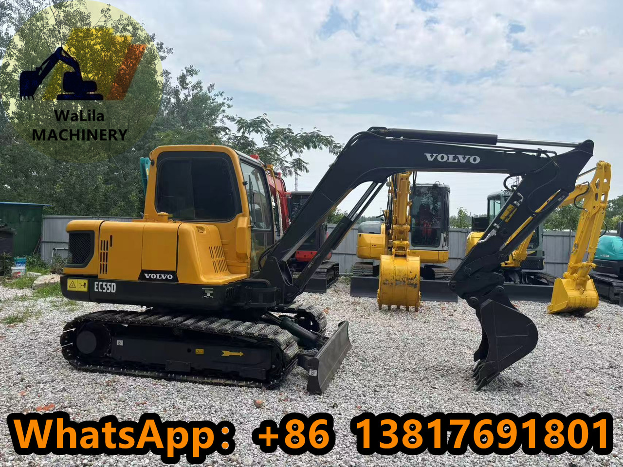VOLVO EC55 - Ekskavator mini: gambar 5 VOLVO EC55 - Ekskavator mini: gambar 5