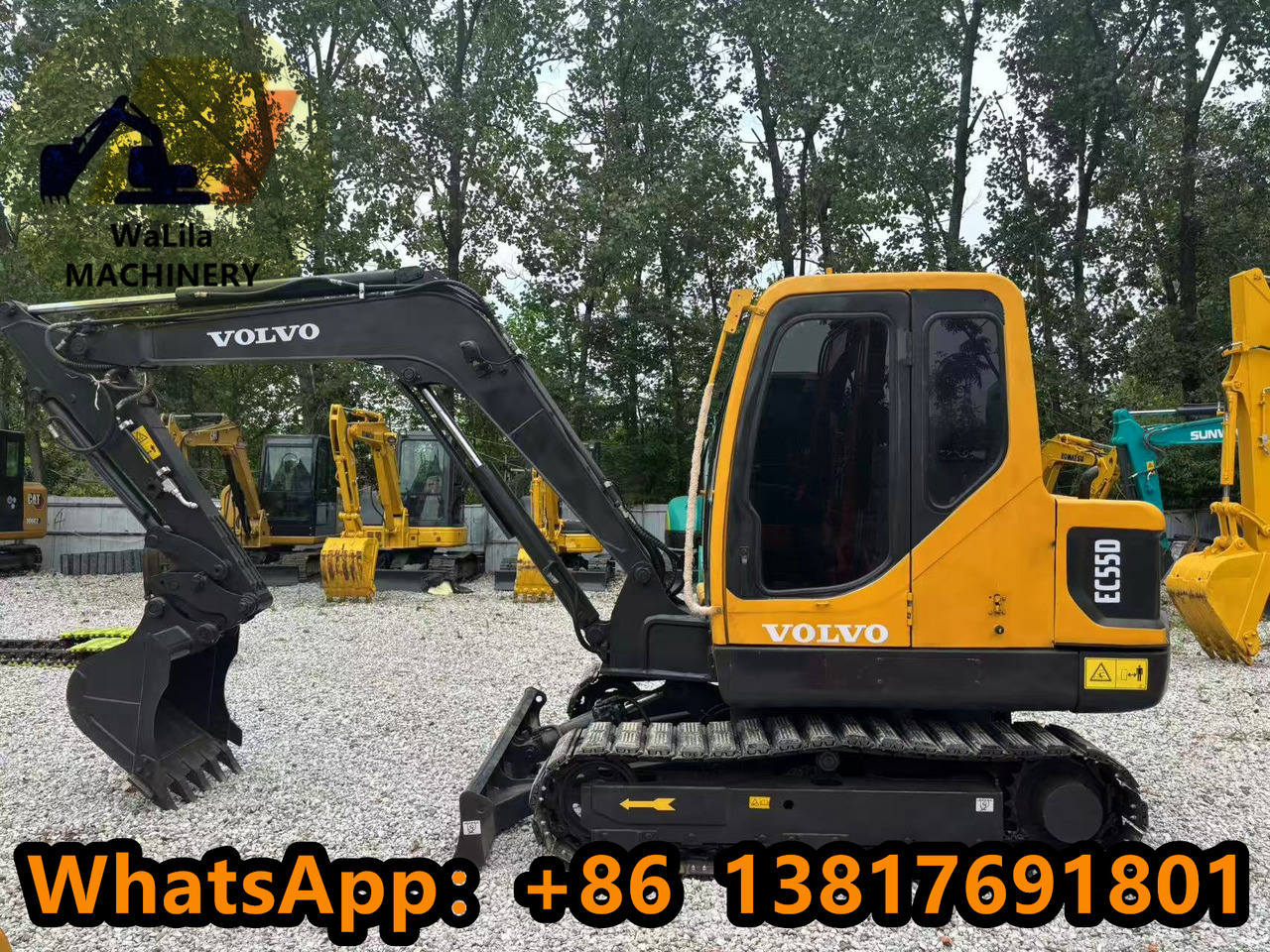 VOLVO EC55 - Ekskavator mini: gambar 1 VOLVO EC55 - Ekskavator mini: gambar 1