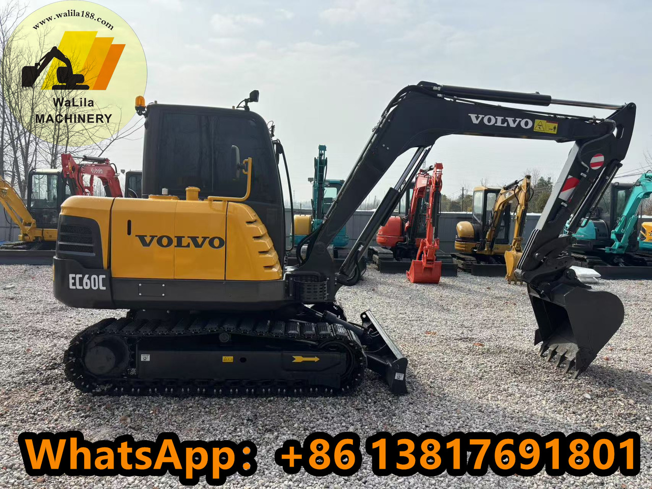 VOLVO EC60 - Ekskavator mini: gambar 1 VOLVO EC60 - Ekskavator mini: gambar 1