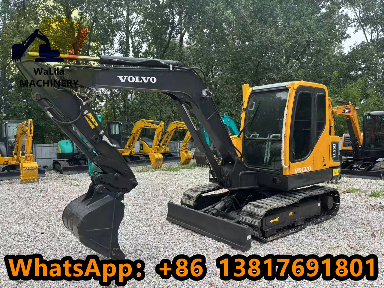 Volvo EC55D - Ekskavator mini: gambar 4 Volvo EC55D - Ekskavator mini: gambar 4
