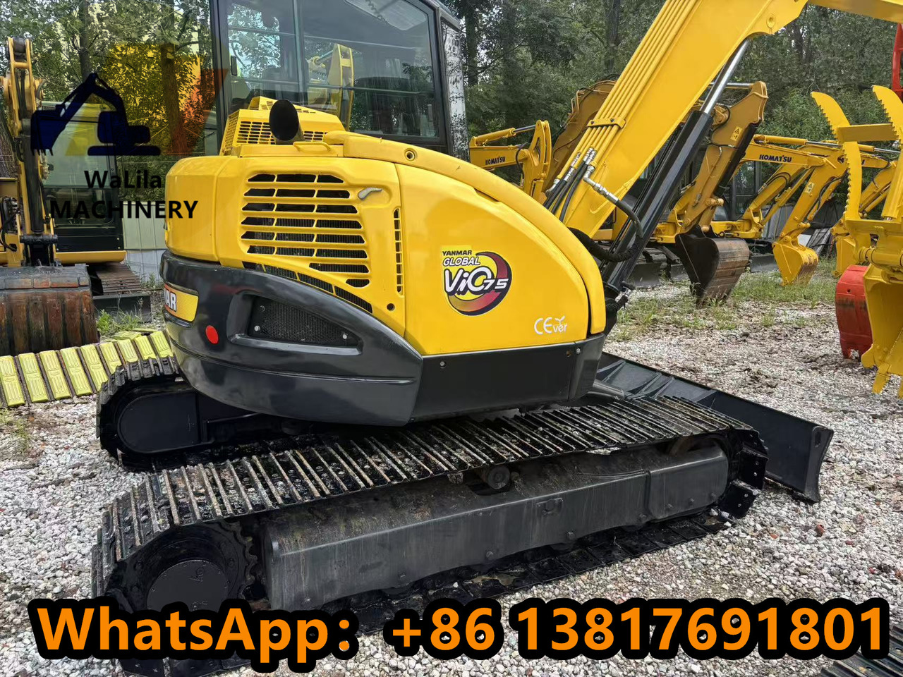 YANMAR VIO 75 - Ekskavator perayap: gambar 4 YANMAR VIO 75 - Ekskavator perayap: gambar 4