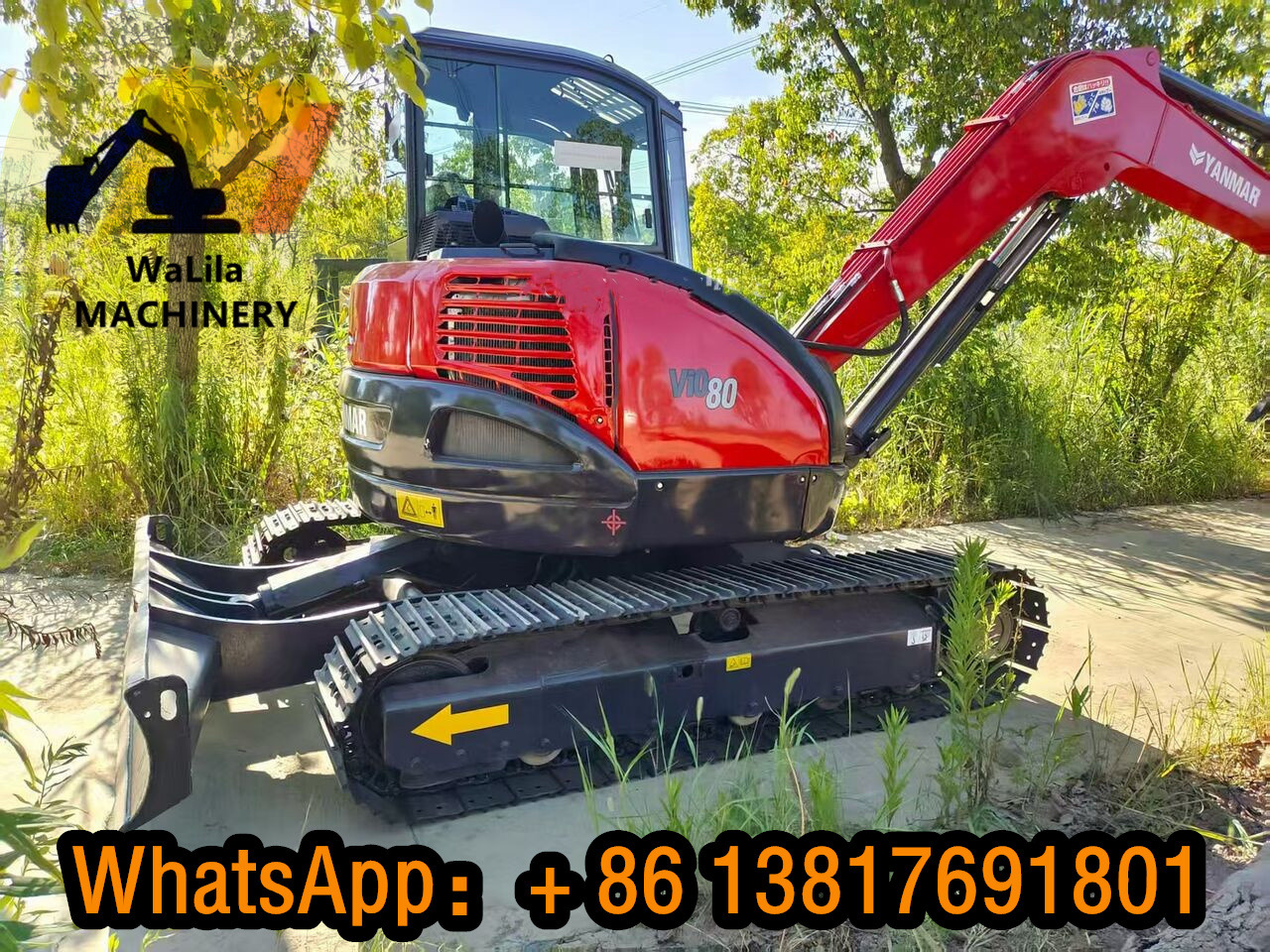 YANMAR VIO80 - Ekskavator mini: gambar 1 YANMAR VIO80 - Ekskavator mini: gambar 1