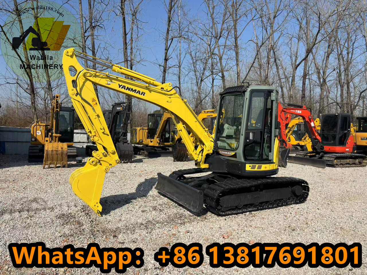 Yanmar Vio 55 Vio55 - Ekskavator mini: gambar 5 Yanmar Vio 55 Vio55 - Ekskavator mini: gambar 5