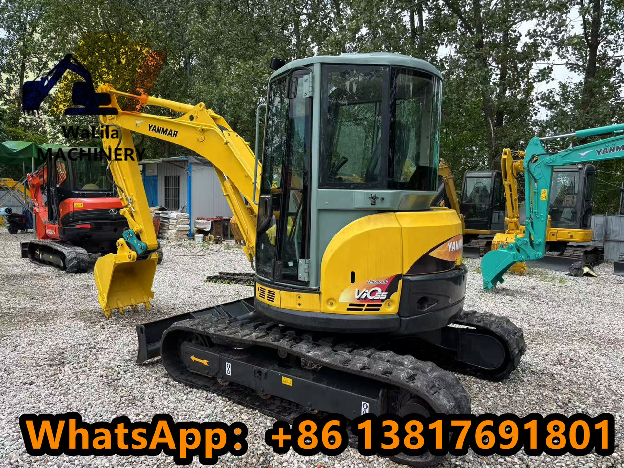 Yanmar Vio 55 Vio55 - Ekskavator mini: gambar 4 Yanmar Vio 55 Vio55 - Ekskavator mini: gambar 4