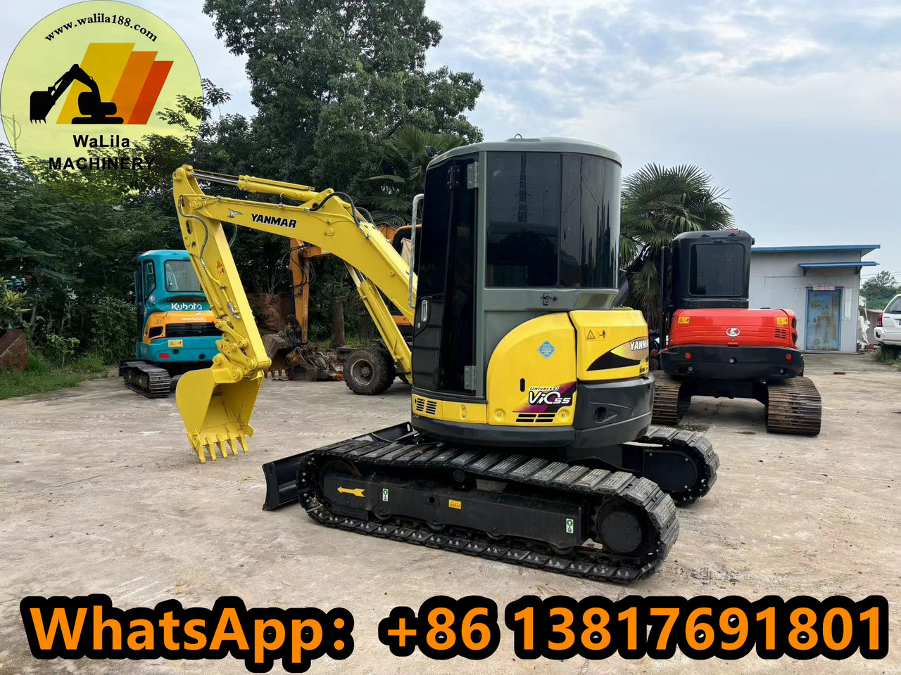 Yanmar Vio 55 Vio55 - Ekskavator mini: gambar 1 Yanmar Vio 55 Vio55 - Ekskavator mini: gambar 1