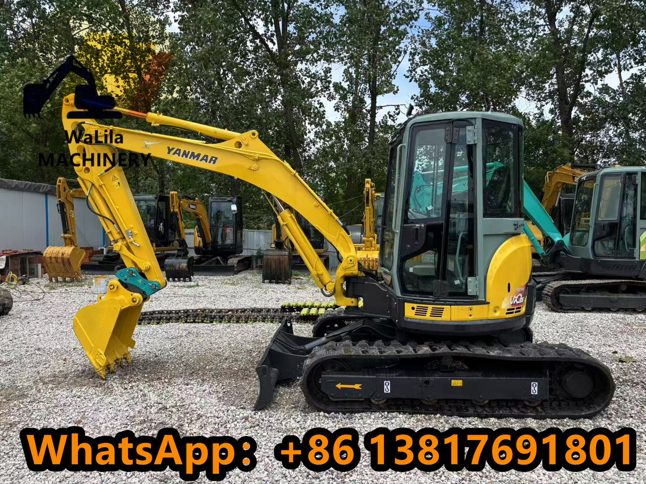 Yanmar Vio 55 Vio55 - Ekskavator mini: gambar 1 Yanmar Vio 55 Vio55 - Ekskavator mini: gambar 1
