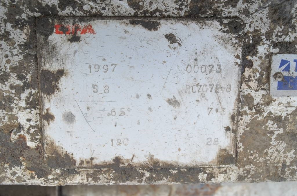 Cifa PC 707 - Pompa beton stasioner: gambar 5 Cifa PC 707 - Pompa beton stasioner: gambar 5
