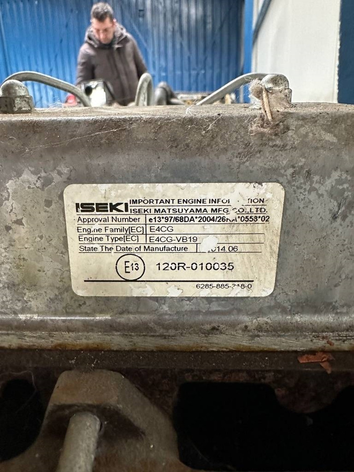 Iseki E4CG-VB19 - Mesin untuk Peralatan pertanian: gambar 2 Iseki E4CG-VB19 - Mesin untuk Peralatan pertanian: gambar 2