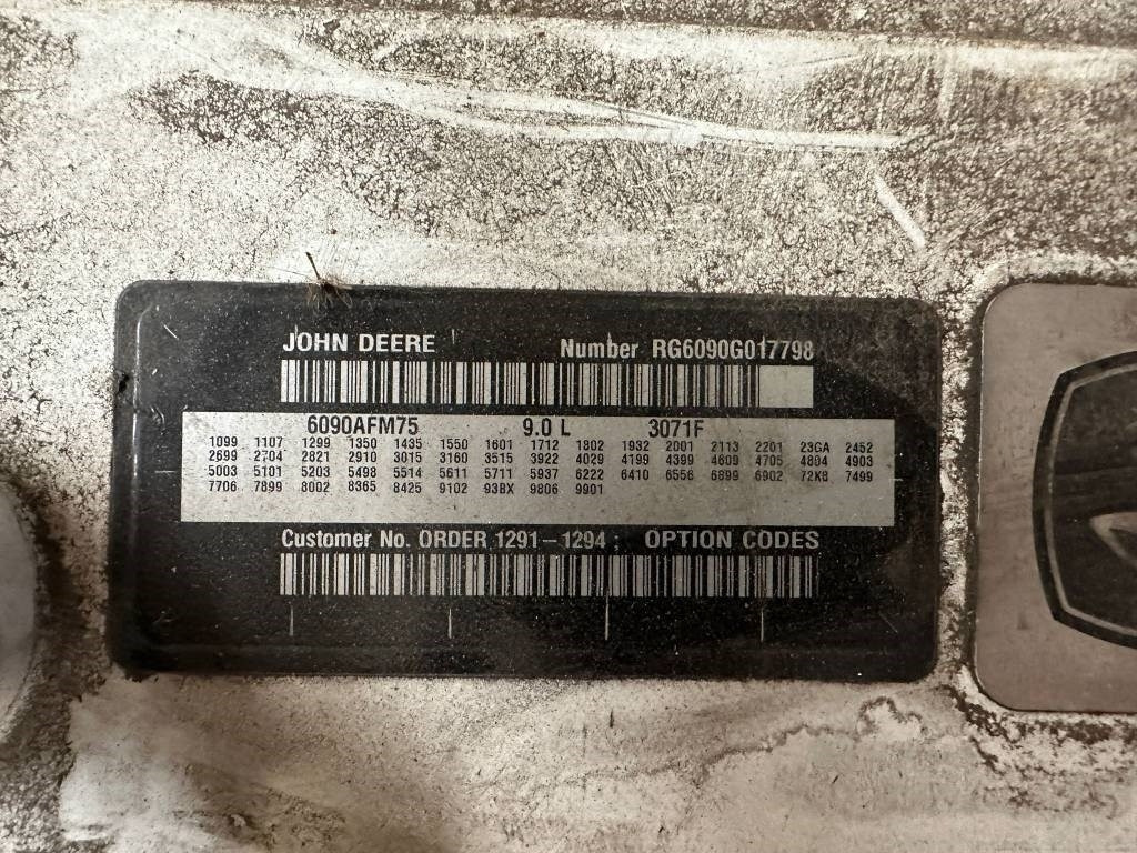 John Deere 6090 AFM75 ENGINE - Mesin untuk Peralatan pertanian: gambar 5 John Deere 6090 AFM75 ENGINE - Mesin untuk Peralatan pertanian: gambar 5