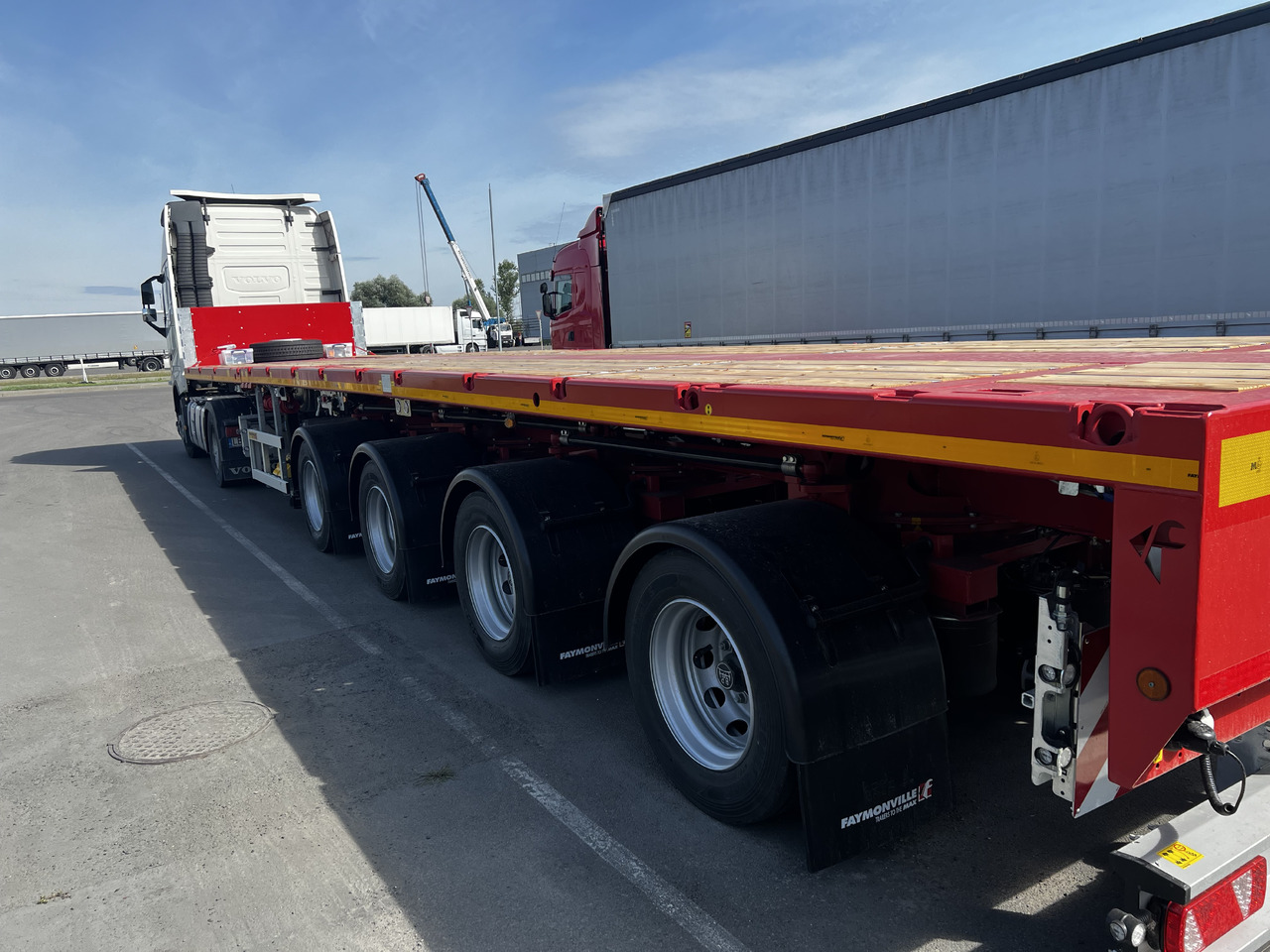 FAYMONVILLE TeleMax Tele-Z-4H-AAA - Semi-trailer flatbed: gambar 1 FAYMONVILLE TeleMax Tele-Z-4H-AAA - Semi-trailer flatbed: gambar 1